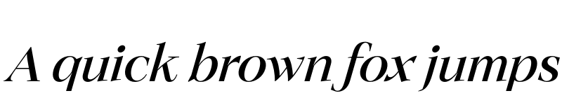 Preview of FONTSPRING DEMO - Ozana Pro Display Ozana Pro Display Italic font