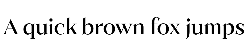 Preview of FONTSPRING DEMO - Ozana Pro Display Regular font