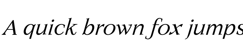 Preview of FONTSPRING DEMO - Ozana Pro Italic VAR Ozana Pro Text Light It Regular font