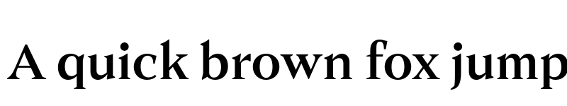 Preview of FONTSPRING DEMO - Ozana Pro Text Medium Regular font