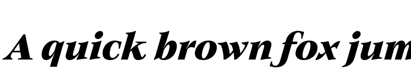 Preview of FONTSPRING DEMO - Ozana Pro Text Ozana Pro Text Black Italic font