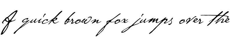 Preview of FONTSPRING DEMO - P22 Cezanne Alt One Regular font