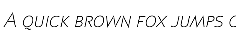 Preview of FONTSPRING DEMO - P22 Coda Light Small Caps Italic font