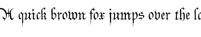Preview of FONTSPRING DEMO - P22 Declaration Blackletter Regular font