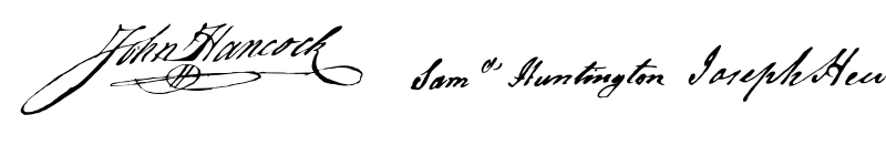 Preview of FONTSPRING DEMO - P22 Declaration Signers Regular font