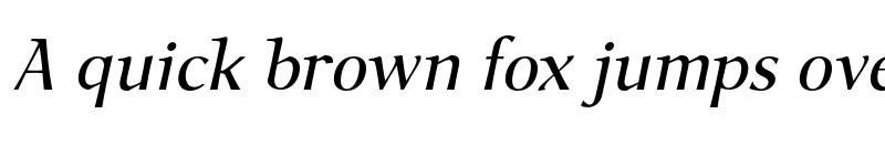 Preview of FONTSPRING DEMO - P22 Foxtrot Sans Pro Italic font