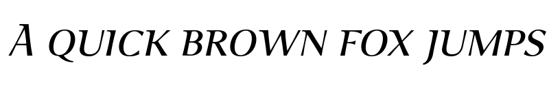 Preview of FONTSPRING DEMO - P22 Foxtrot Sans SC Italic font