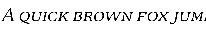 Preview of FONTSPRING DEMO - P22 Mackinac Book SC Italic font