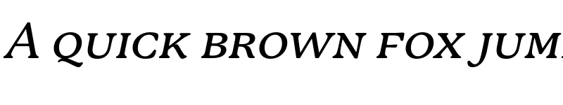 Preview of FONTSPRING DEMO - P22 Mackinac Medium SC Italic font