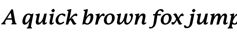 Preview of FONTSPRING DEMO - P22 Mackinac Pro Bold Italic font