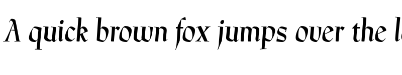 Preview of FONTSPRING DEMO - P22 Preissig Calligraphic Italic font