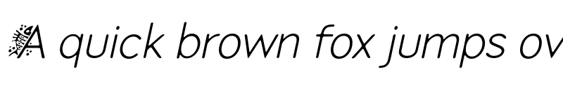 Preview of FONTSPRING DEMO - P22 Speyside Light Initials Italic font