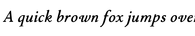 Preview of FONTSPRING DEMO - P22 Stickley Pro Text Bold Italic font