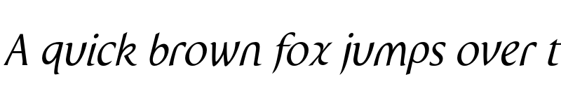 Preview of FONTSPRING DEMO - P22 Wedge Italic font