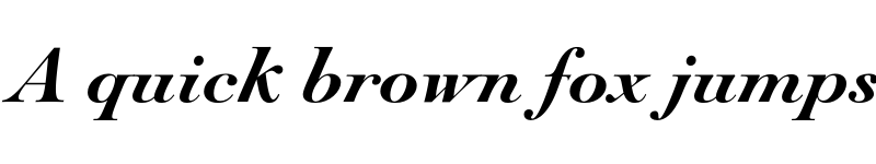 Preview of FONTSPRING DEMO - Paganini Bold Italic font