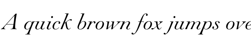 Preview of FONTSPRING DEMO - Paganini Light Italic font
