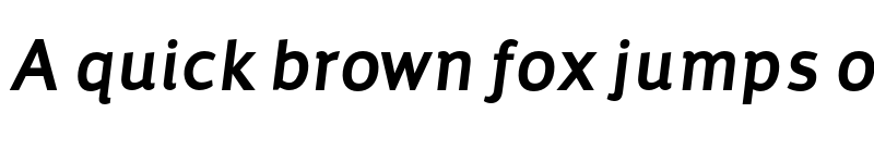 Preview of FONTSPRING DEMO - Pagina Bold Italic font