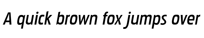Preview of FONTSPRING DEMO - Pakenham Sb Italic font