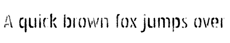 Preview of FONTSPRING DEMO - Pakenham Spraypaint Regular font