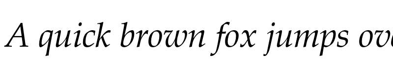 Preview of FONTSPRING DEMO - Palazzo Pro Italic font