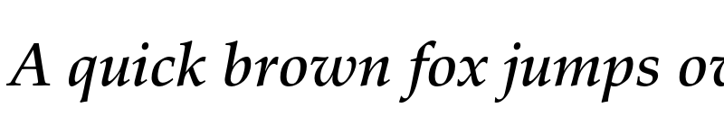 Preview of FONTSPRING DEMO - Palladio Pro Medium Italic font