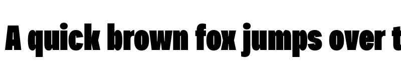 Preview of FONTSPRING DEMO - Palo Compressed Black Regular font