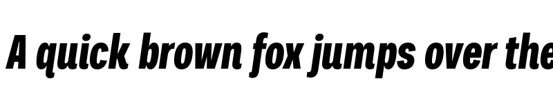 Preview of FONTSPRING DEMO - Palo Compressed Bold Italic font