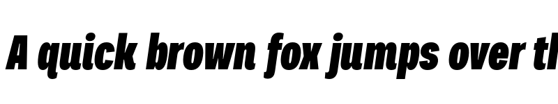 Preview of FONTSPRING DEMO - Palo Compressed Exbold Italic Regular font