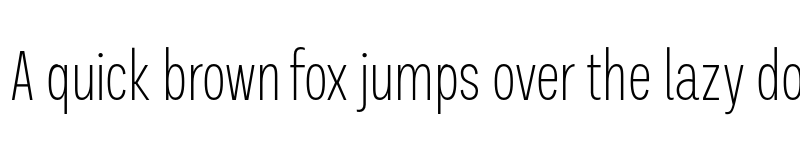 Preview of FONTSPRING DEMO - Palo Compressed Extralight Regular font