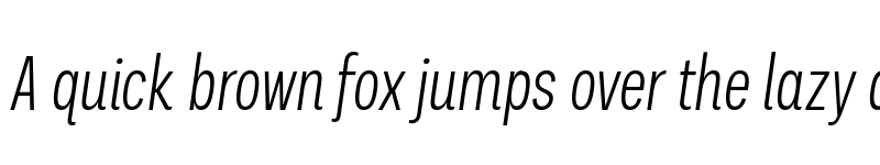 Preview of FONTSPRING DEMO - Palo Compressed Light Italic Regular font
