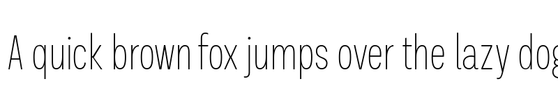 Preview of FONTSPRING DEMO - Palo Compressed Thin Regular font