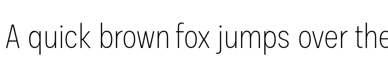 Preview of FONTSPRING DEMO - Palo Condensed Extralight Regular font