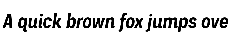 Preview of FONTSPRING DEMO - Palo Condensed Semibold Italic Regular font