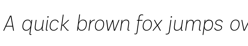 Preview of FONTSPRING DEMO - Palo Extralight Italic Regular font
