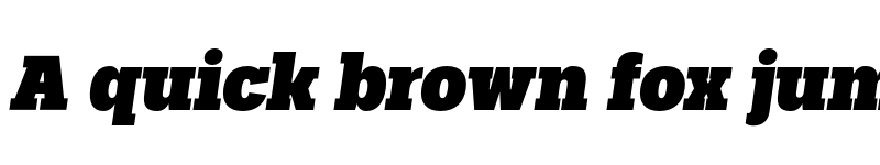 Preview of FONTSPRING DEMO - Palo Slab Black Oblique Regular font