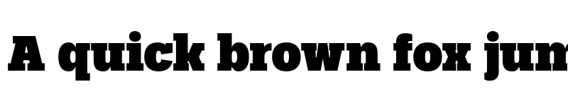 Preview of FONTSPRING DEMO - Palo Slab Black Regular font