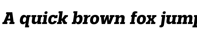 Preview of FONTSPRING DEMO - Palo Slab Bold Oblique Regular font