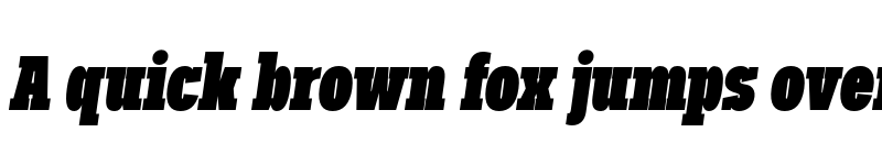 Preview of FONTSPRING DEMO - Palo Slab Comp Black Oblique Regular font