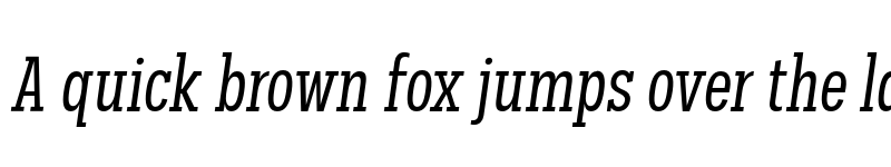 Preview of FONTSPRING DEMO - Palo Slab Comp Oblique Regular font