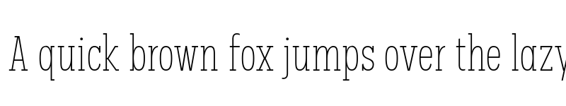 Preview of FONTSPRING DEMO - Palo Slab Comp Thin Regular font