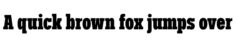 Preview of FONTSPRING DEMO - Palo Slab Comp Xbold Regular font