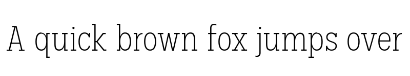 Preview of FONTSPRING DEMO - Palo Slab Cond Xlight Regular font