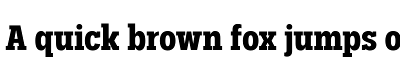 Preview of FONTSPRING DEMO - Palo Slab Condensed Bold font