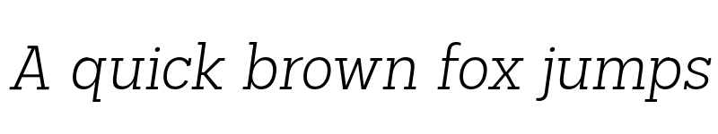 Preview of FONTSPRING DEMO - Palo Slab Light Oblique Regular font