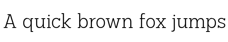 Preview of FONTSPRING DEMO - Palo Slab Light Regular font