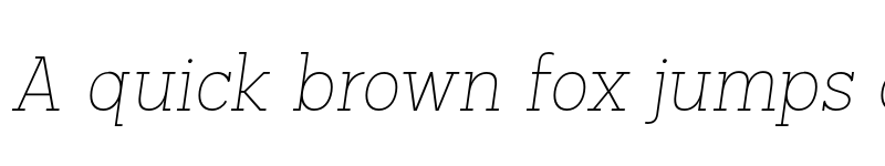 Preview of FONTSPRING DEMO - Palo Slab Thin Oblique Regular font