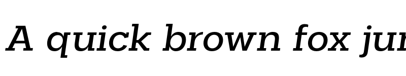 Preview of FONTSPRING DEMO - Palo Slab Wide Medium Oblique Regular font