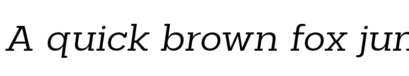 Preview of FONTSPRING DEMO - Palo Slab Wide Oblique Regular font