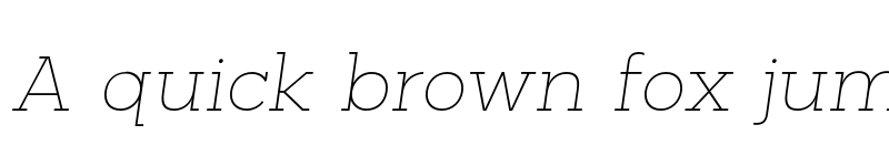 Preview of FONTSPRING DEMO - Palo Slab Wide Thin Oblique Regular font