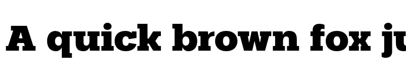 Preview of FONTSPRING DEMO - Palo Slab Wide Xbold Regular font